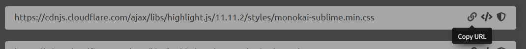 highlight.js CDN 页面